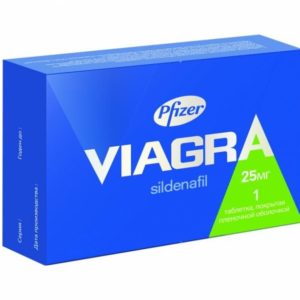 Виагра 25мг 1 шт. таблетки
