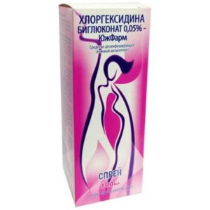 Хлоргексидин биглюконат 0,05% 100мл спрей дез.средство (20%)