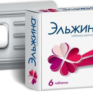 Эльжина 6 шт. таблетки вагинальные