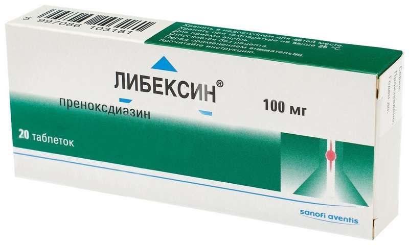 Либексин 100мг 20 шт. таблетки chinoin pharmaceutical and chemical work .