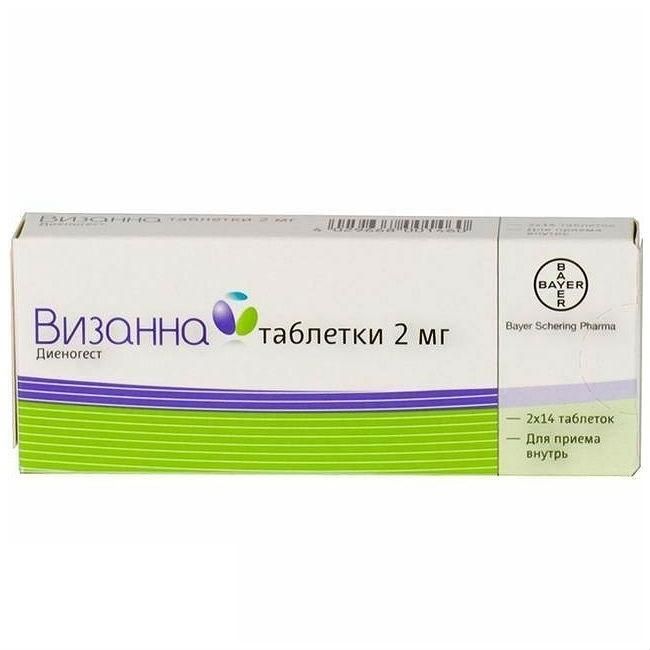 Визанна 2мг 28 шт. таблетки