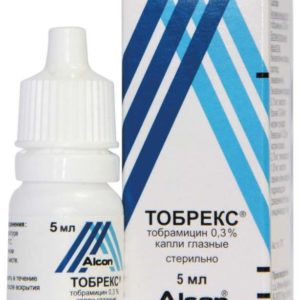 Тобрекс 0,3% 5мл капли глазные