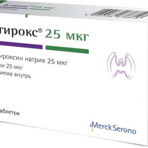 Эутирокс 25мкг 100 шт. таблетки
