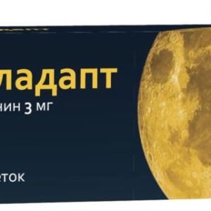 Меладапт 3мг 10 шт. таблетки покрытые пленочной оболочкой