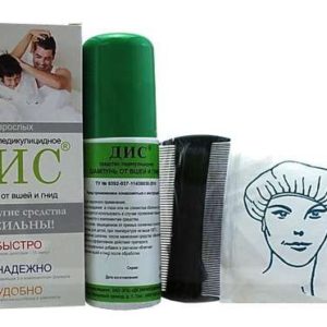 Дис средство педикулицидное 100мл+шапочка +расческа