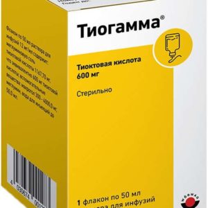 Тиогамма 12мг/мл 50мл 1 шт. раствор для инфузий