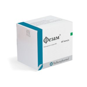 Фезам 400мг+25мг 60 шт. капсулы