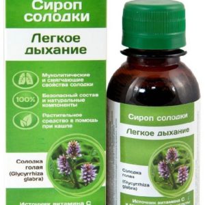 Сироп солодки легкое дыхание 100мл