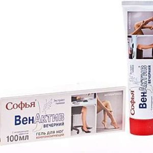 Софья венактив форте вечерний гель для ног с охлаждающим эффектом 100мл